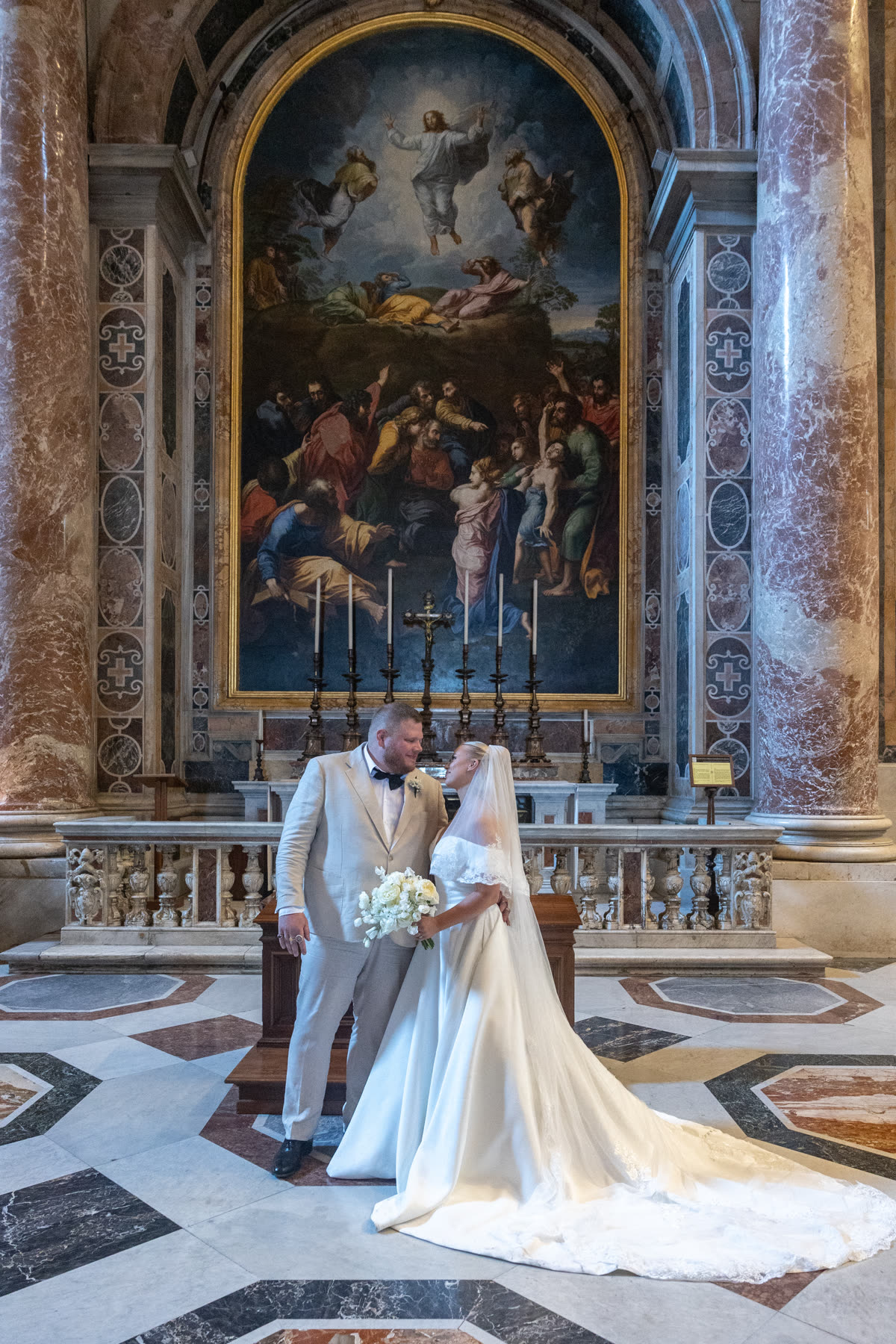 Nico and Erika Giansanti as husband and wife