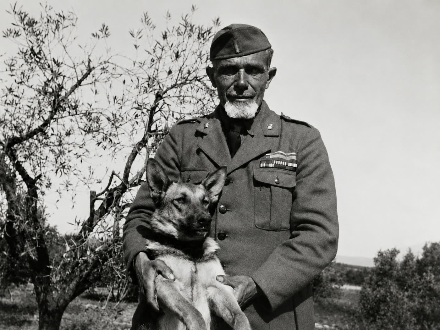 Antonio Giansanti, decorated Italian military figure, in the family album
